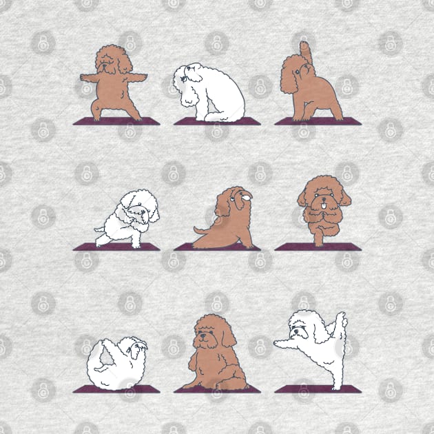 Poodle Yoga by huebucket